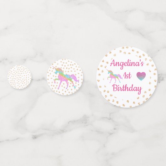 Unicorn Confetti (Voorkanten)