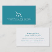 Unicorn counseling of ander visitekaartje (Voorkant / Achterkant)