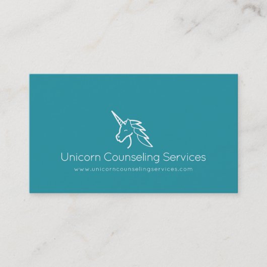 Unicorn counseling of ander visitekaartje (Voorkant)