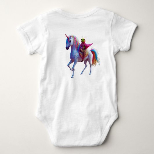 Unicorn Critter  Romper (Achterkant)