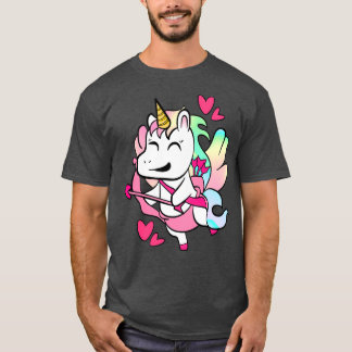 Unicorn cupid Valentijns unicorn T-shirt