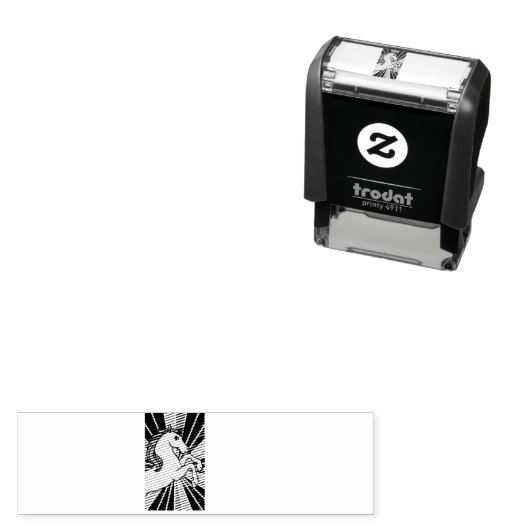 Unicorn Customize it Zelfinktende Stempel (In situ)