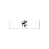 Unicorn Customize it Zelfinktende Stempel (Design)