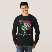 Unicorn Cute But Dangerous Funny Karate Taekwondo_ T-shirt (Voorkant volledig)