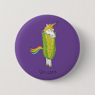 Unicorn Cute Kinder Funny Pun Ronde Button 5,7 Cm