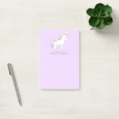 Unicorn Cute Kinder Pastel Post-it® Notes (Kantoor)
