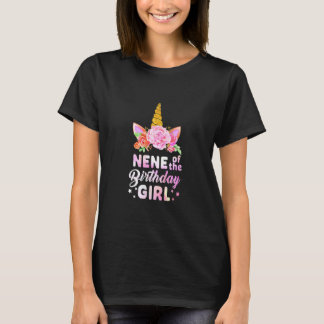 Unicorn Cute Nene van het meisje D T-shirt