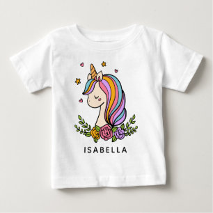 Unicorn Cute Whimsical Girly Persoonlijke naam