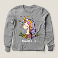 Unicorn Cute Whimsical Girly Persoonlijke naam