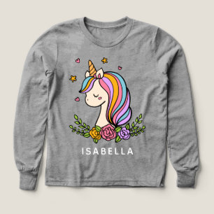 Unicorn Cute Whimsical Girly Persoonlijke naam