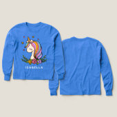 Unicorn Cute Whimsical Girly Persoonlijke naam (Voorkant /achterkant)