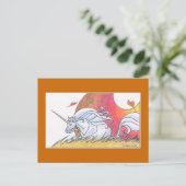 Unicorn Cycle - Autumn ©1999 Briefkaart (Staand voorkant)