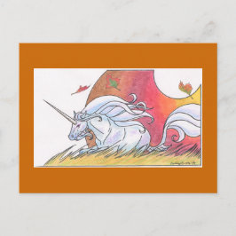 Unicorn Cycle - Autumn ©1999 Briefkaart