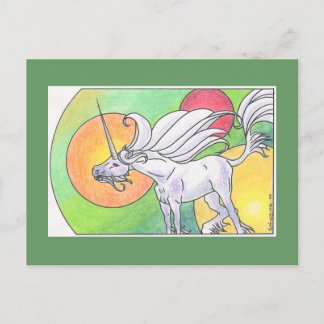 Unicorn Cycle - Lente ©1999 Briefkaart