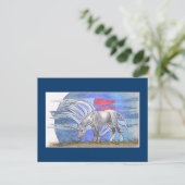 Unicorn Cycle - Winter ©1999 Briefkaart (Staand voorkant)