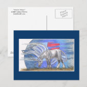 Unicorn Cycle - Winter ©1999 Briefkaart (Voorkant / Achterkant)