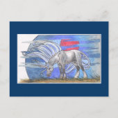 Unicorn Cycle - Winter ©1999 Briefkaart (Voorkant)