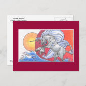 Unicorn Cycle — Zomer ©1999 Briefkaart (Voorkant / Achterkant)