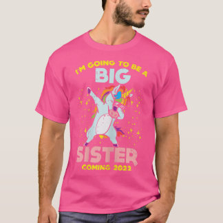 Unicorn Dab ik zal een grote zuster zijn in 2022,  T-shirt