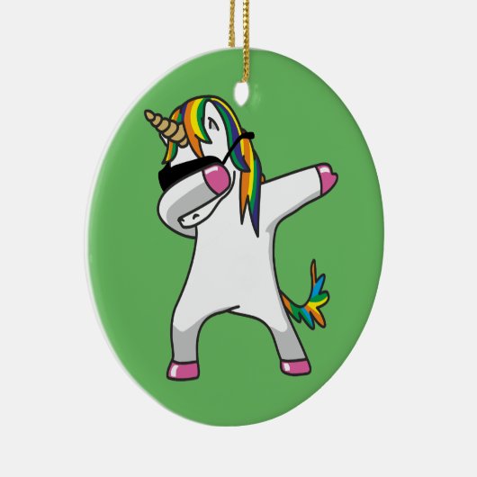 Unicorn Dab Ornament (Rechts)