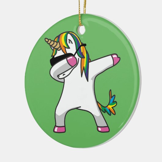 Unicorn Dab Ornament (Links)