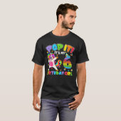Unicorn Dabbing 6 Yrd 6-jarige 6-jarige Pop T-shirt (Voorkant volledig)
