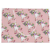 Unicorn Dabbing Roller Skateday Groot Cadeauzakje (Achterkant)