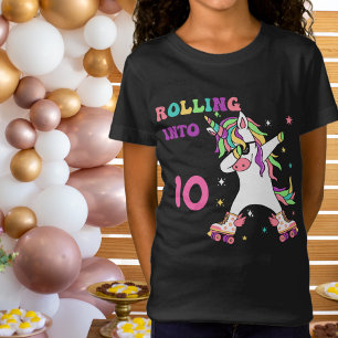 Unicorn Dabbing Roller Skateday T-shirt