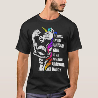 Unicorn Dad Dadacorn Dadicorn Daddycorn Inspiratio T-shirt
