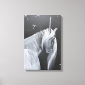 Unicorn & Dandelion canvas print (Voorkant)