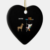 Unicorn Danspoolpool voor verpleegkundigen Keramisch Ornament (Rechts)