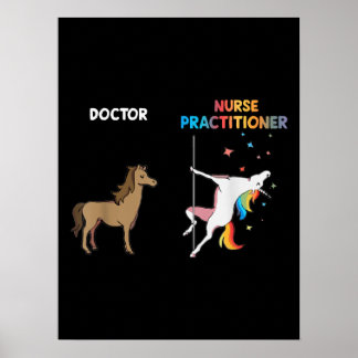 Unicorn Danspoolpool voor verpleegkundigen Poster