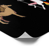 Unicorn Danspoolpool voor verpleegkundigen Poster (Hoek)