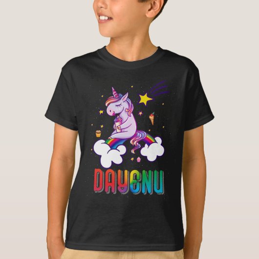unicorn Dayenu Passover Song Pesach Seder Dinner T-shirt (Voorkant)