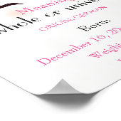 Unicorn de naam die keepaardkwekerij betekent poster (Hoek)