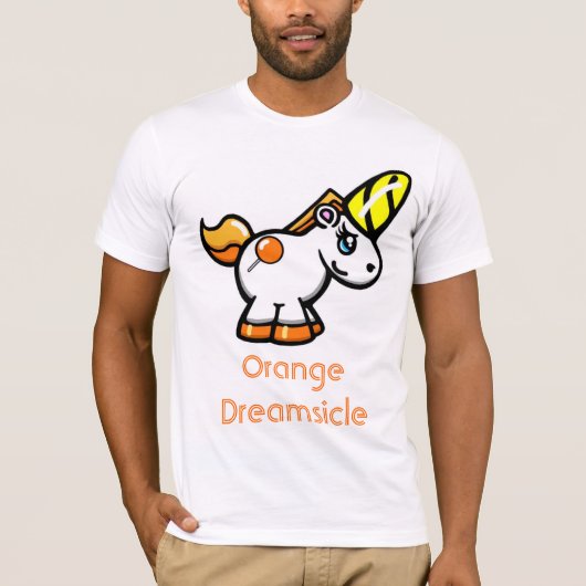 Unicorn!  De Oranje dromenmachine T-shirt (Voorkant)