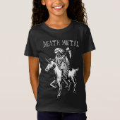 Unicorn Death Metal Rocker gaat naar hel Shirt (Voorkant)