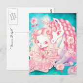 Unicorn Delight Briefkaart (Voorkant / Achterkant)