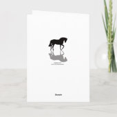 Unicorn Denking of you Kaart (Achterkant)