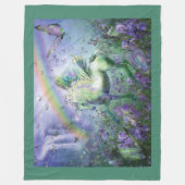 Unicorn der Buttys Art Fleece Blanket (Voorkant)