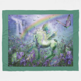 Unicorn der Buttys Art Fleece Blanket Deken