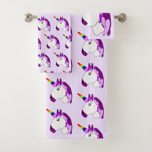 Unicorn Design Bad Handdoek (Insitu)