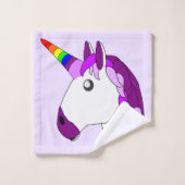 Unicorn Design Bad Handdoek (Wasdoekje)