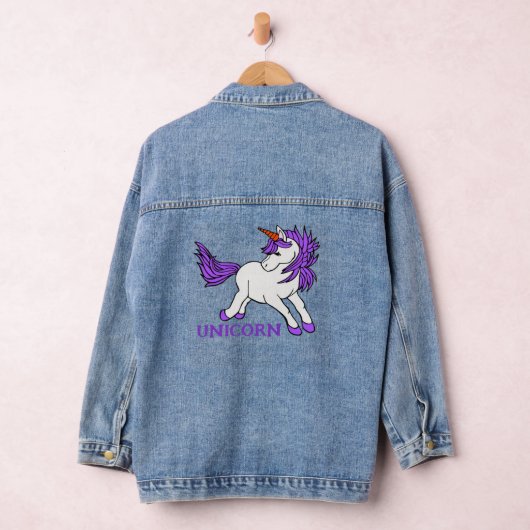 Unicorn Design Denim Jas Jacket (Hangar)