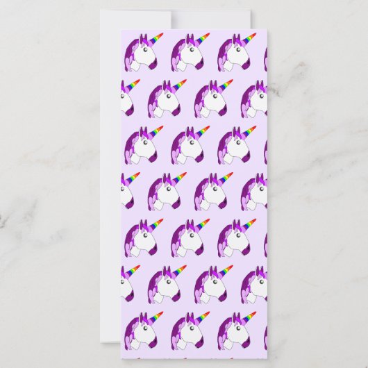 Unicorn Design gepersonaliseerd Bladwijzer (Achterkant)