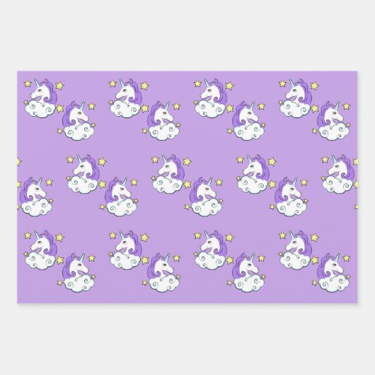 Unicorn Design Inpakpapier Vel (Voorkant 3)