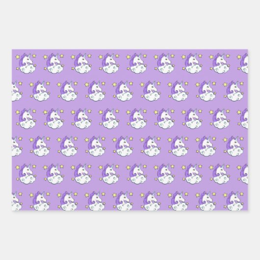 Unicorn Design Inpakpapier Vel (Voorkant 2)