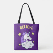 Unicorn Design Tote Bag (Achterkant)