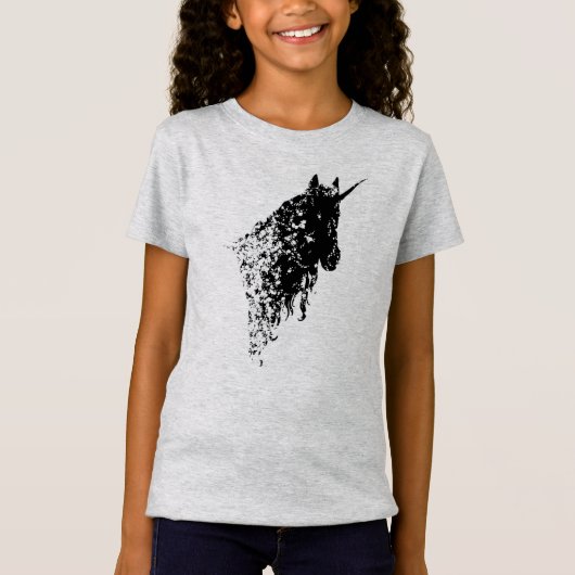 Unicorn design Witte Kinder T-shirt (Voorkant)