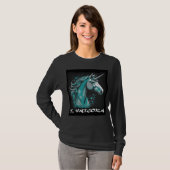 Unicorn Design – Women's Long Sleeve T-shirt (Voorkant volledig)